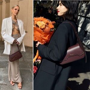 Santoni | The Pluto Bag - Burgundy Leather